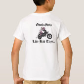 Gute Mädchen wie schlechte Spielzeuge... T-Shirt (Rückseite)