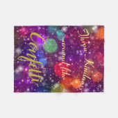 Güte mag Confetti-Fleece Fleecedecke (Vorderseite (Horizontal))