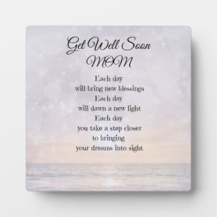 Gute Mama Gedicht Kunst Geschenk Fotoplatte