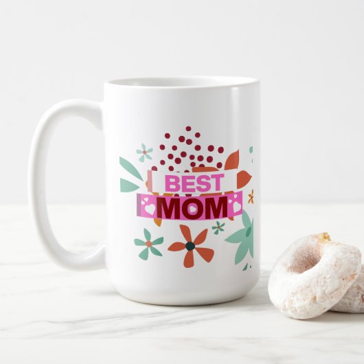 Gute Mama zum Muttertag Kaffeetasse (Mit Donut)