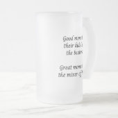 Gute Mamas Große Mamas Mattglas Bierglas (VorderseiteRechts)