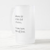 Gute Mamas Große Mamas Mattglas Bierglas (Vorderseite Links)