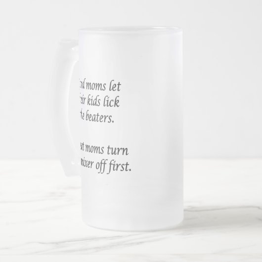 Gute Mamas Große Mamas Mattglas Bierglas (Vorderseite Links)