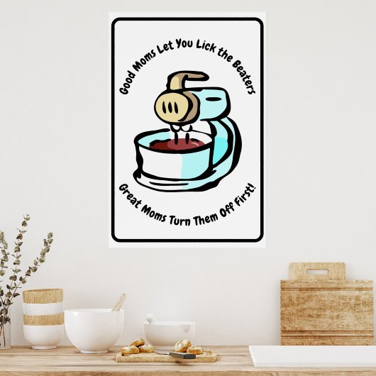 Gute Mamas Lasse dir das Beaters Poster zu spielen (Küche)