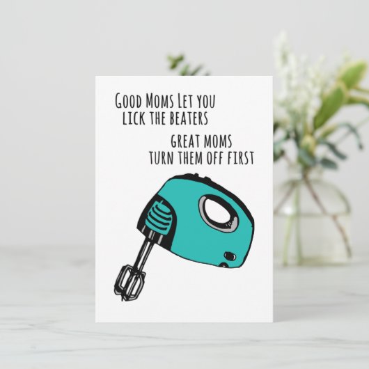 Gute Mamas Lasse dir die Beaters zu lügen Einladung (Stehend Vorderseite)