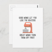 Gute Mamas Ließ dir die Beaters zu entdecken Postkarte (Vorne/Hinten)