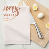 Gute Mamas sagen schlechte Worte Geschirrtuch (Viertel Falte)