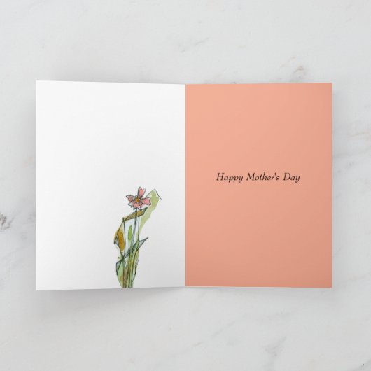 Gute Mamas Wildblumen zum Muttertag Karte (Innenseite)