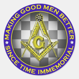 Gute Männer besser als Masonic Sticker