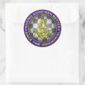 Gute Männer besser als Masonic Sticker (Tasche)