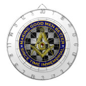 Gute Männer besser machen Dartscheibe (vorne)