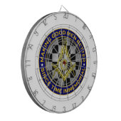 Gute Männer besser machen Dartscheibe (Vorderseite Links)