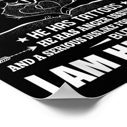 Gute Männer gibt es immer noch, weil ich einen hab Poster (Ecke)