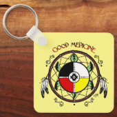 Gute Medizin Schildkröte Schlüsselanhänger (Vorderseite)