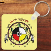 Gute Medizin Schildkröte Schlüsselanhänger (Rückseite)