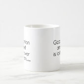Gute Meinung Kaffeetasse (Mittel)