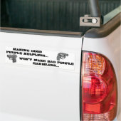 Gute Menschen hilflos machen... Autoaufkleber (Auf Lkw)