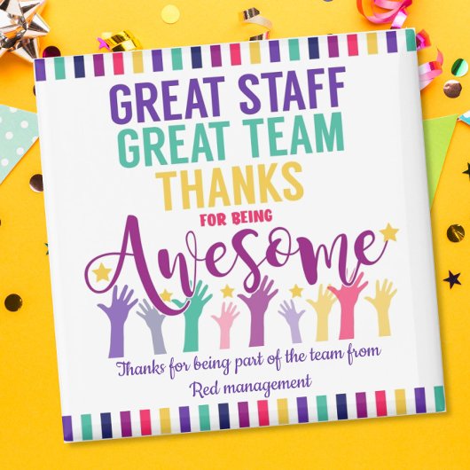 Gute Mitarbeiter Weihnachten Dankeschön Magnet