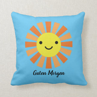 Gute Morgen Gute Nacht auf Deutsch Kissen