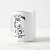 Gute MorgenAssassins Versagt Kaffeetasse (Vorderseite Links)