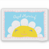 Gute Morgenaufkleber Aufkleber (Vorderseite)