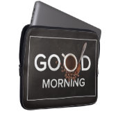 Gute Morgencoffee-Laptop-Ärmel Laptopschutzhülle (Vorne Rechts)