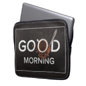 Gute Morgencoffee-Laptop-Ärmel Laptopschutzhülle (Vorderseite Links)