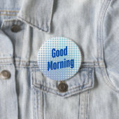 Gute morgendliche blaue Punkte Button (Beispiel)