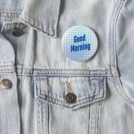 Gute morgendliche blaue Punkte Button (Beispiel)