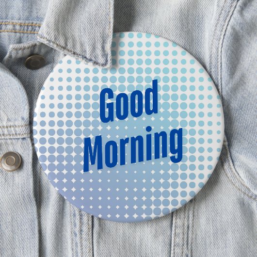 Gute morgendliche blaue Punkte Button (Beispiel)