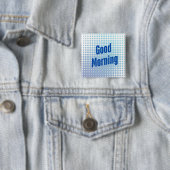Gute morgendliche blaue Punkte Button (Beispiel)