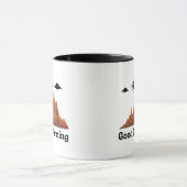 Gute morgendliche Kaffee-Tasse Tasse (Zentrum)