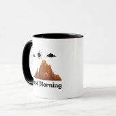 Gute morgendliche Kaffee-Tasse Tasse (Vorderseite Links)