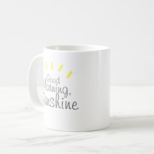 Gute morgendliche Tasse (Vorderseite Links)