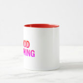 Gute morgendliche Tasse - positives Zitat Kaffee C (Zentrum)