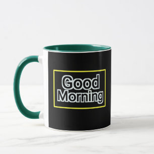 Gute morgendliche Tasse - positives Zitat Kaffee C