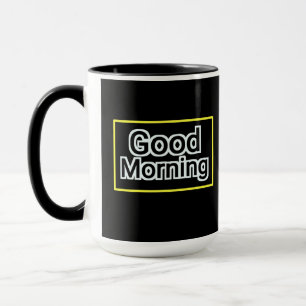Gute morgendliche Tasse - positives Zitat Kaffee C