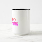 Gute morgendliche Tasse - positives Zitat Kaffee C (Zentrum)