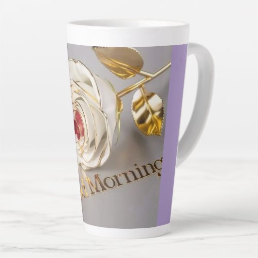 ''Gute morgendliche Tasse''''Morning vibes'' nur Milchtasse (Rechte Ecke)