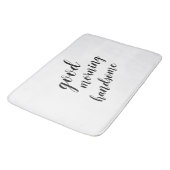 Gute Morgengraue Bath Mat Badematte (Schrägansicht)
