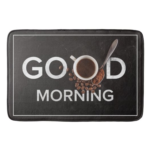Gute Morgenkaffee Badematte (Vorderseite)