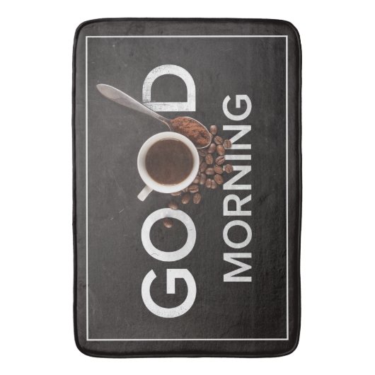 Gute Morgenkaffee Badematte (Vorderseite Vertikal)