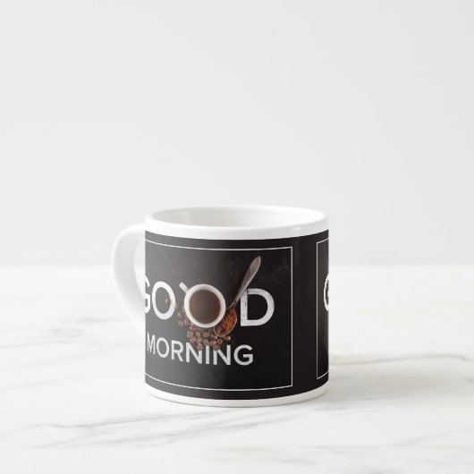 Gute Morgenkaffee Espressotasse (Vorderseite Links)