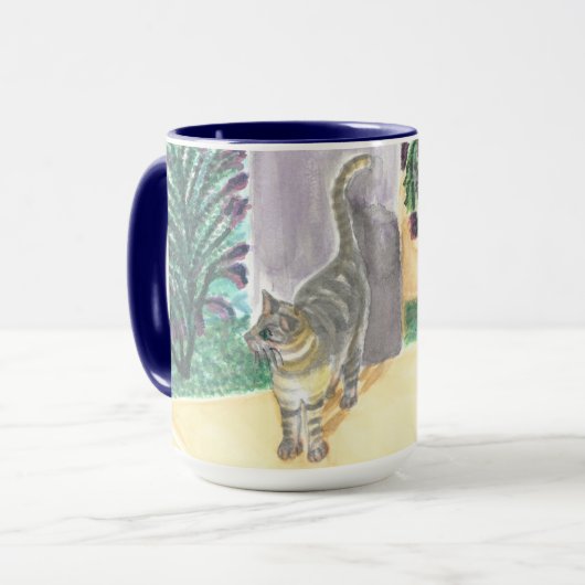 Gute Morgenkatze Tasse (Vorderseite Links)