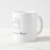 Gute Morgenkönigin anpassbare Tasse (Vorderseite Rechts)