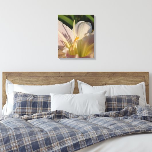 Gute Morgenlilie! Leinwanddruck (Insitu (Schlafzimmer))