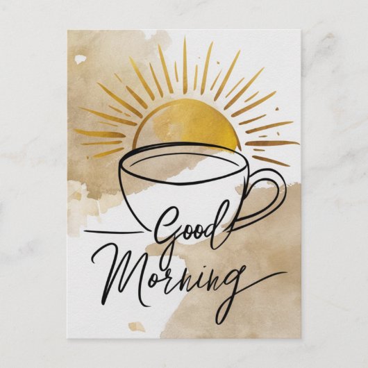Gute Morgenpost Postkarte (Vorderseite)