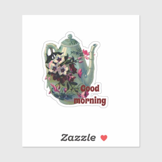 Gute Morgenschneide Aufkleber (Blatt)