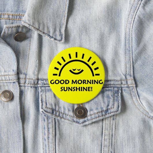 Gute Morgensonne Button (Beispiel)