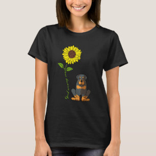 Gute Morgensonne Liebe meine Rottweiler Hund Mama T-Shirt